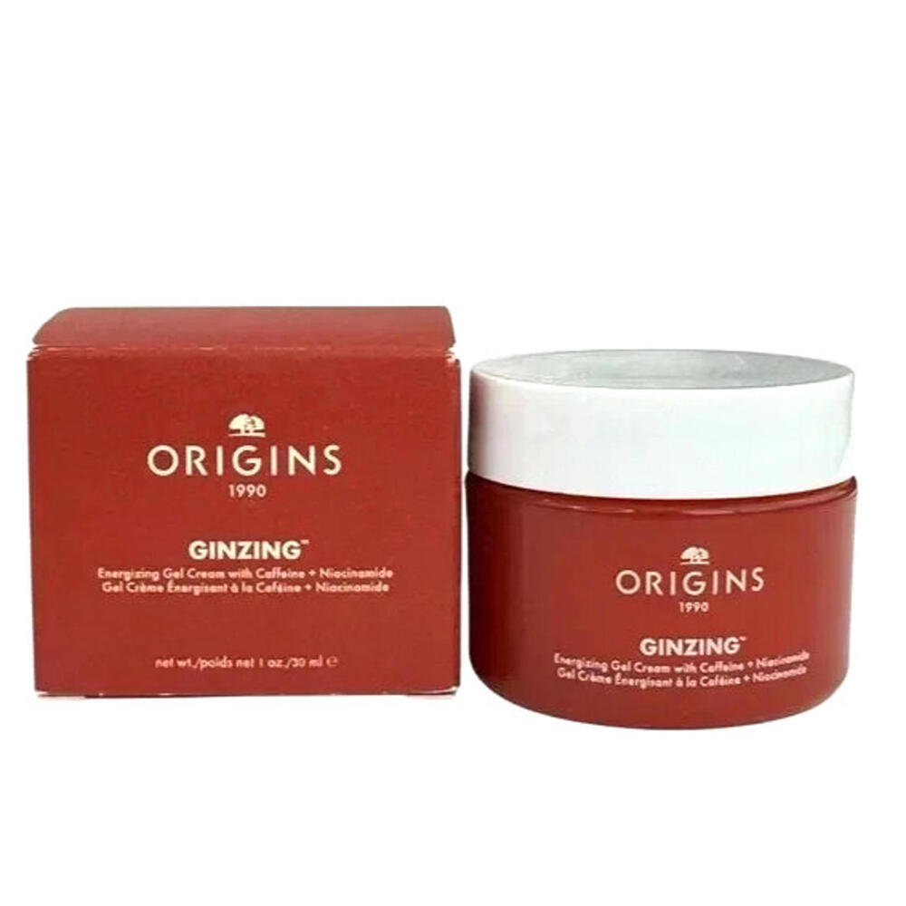 ORIGINS GINZING Energizing Gel Cream with Caffeine + Niacinamide 1oz/30ml NEW